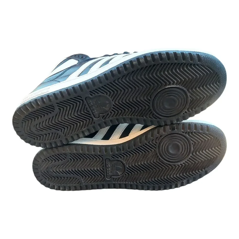 Adidas Top Ten Retro Black White Size 7 Men's Basketball Sneakers - Picture 9 of 10